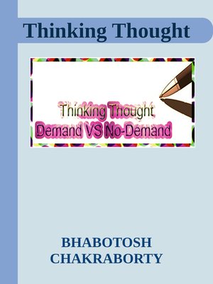cover image of Thinking Thought Demand VS No-Demand
